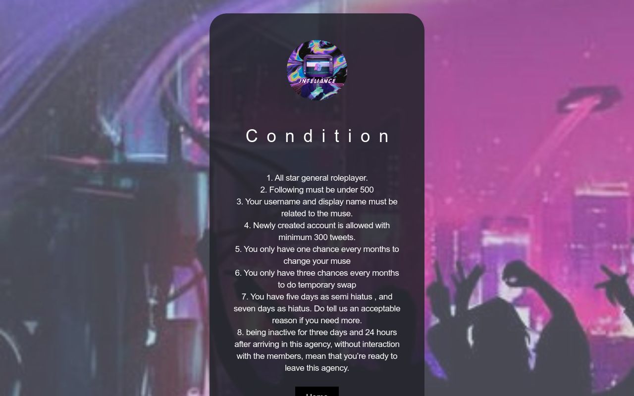 Carrd profile picture for @condition